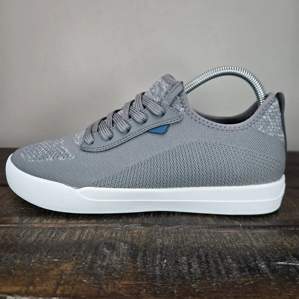 Vessi Weekend 1.5 Sneaker Womens Size 9 Waterproof Shoes Concrete Gray White